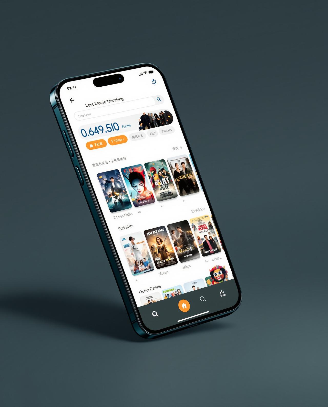 电影免费看APP界面展示